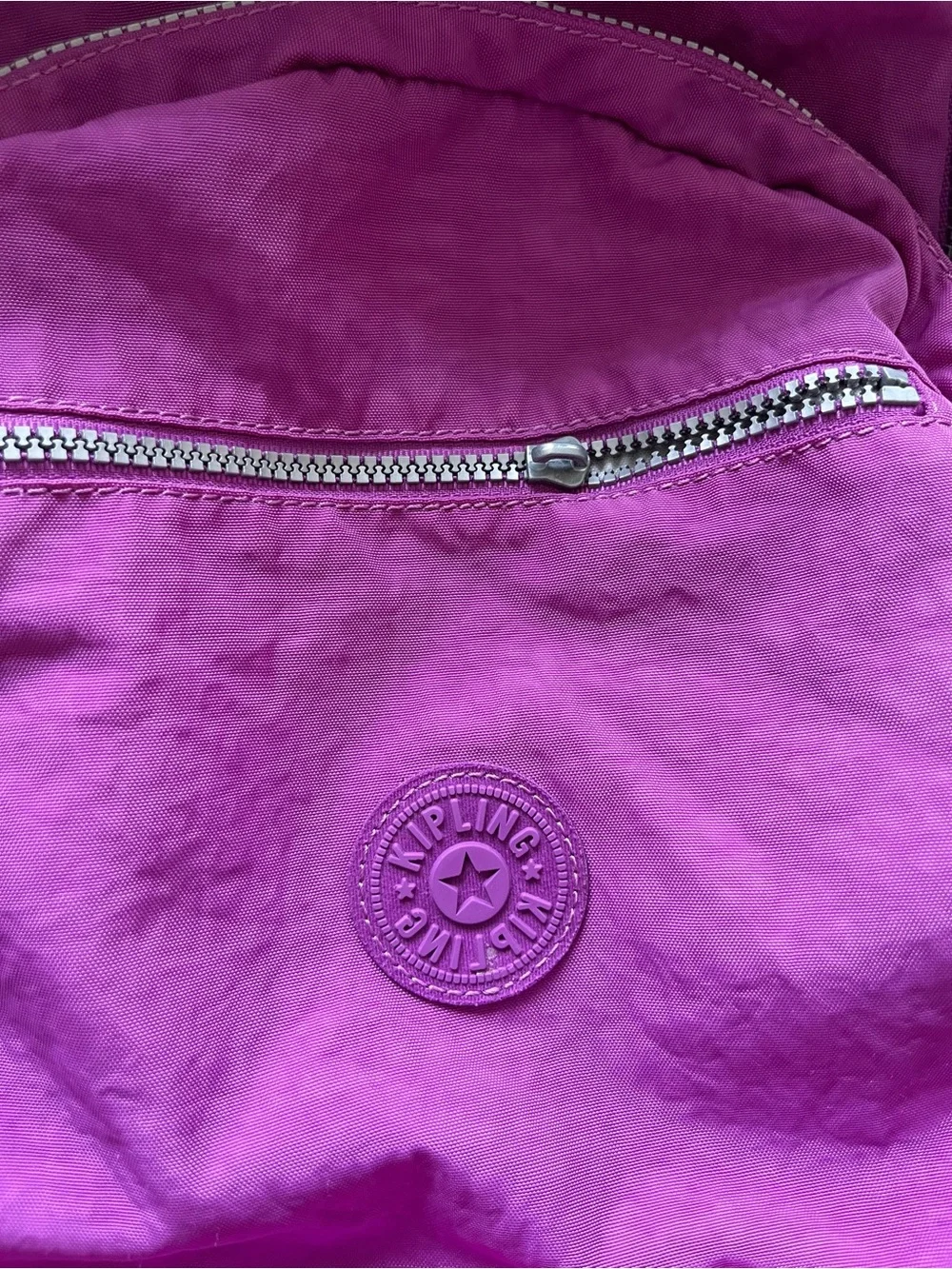 Kipling Magenta Purple Backpack